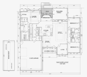 Berry Home Centers Floor Plan - Blueprint Design Png Transparent
