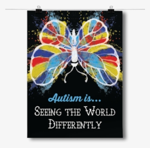 Autism Is Seeing The World Differently - Inspired Posters Autism Is Seeing The World Differently