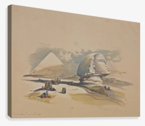 The Great Sphinx Canvas Print - Side View Of The Great Sphinx - Egypt