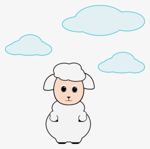 This Free Icons Png Design Of Cute Lamb In The Clouds