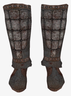 Chainmail Boots Female - Oblivion Chainmail Boots