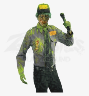 Biohazard Zombie Security Guard Costume - Zombie Security Guard