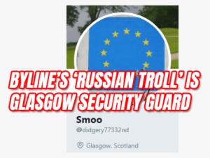 Byline Outs 'russian Troll' Turns Out To Be Glasgow - Flag