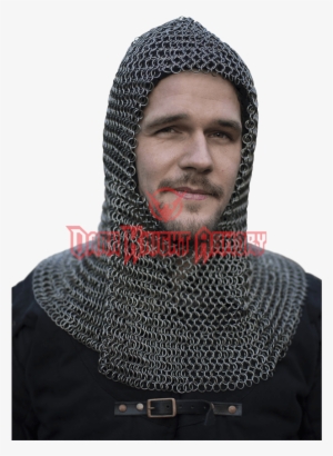 Alaric Chainmail Hood - Cota De Malla Lana