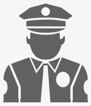 Security Guard Icon Png - Silueta Guardia De Seguridad