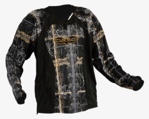 Valken Redemption Jersey Chainmail Black - Long-sleeved T-shirt