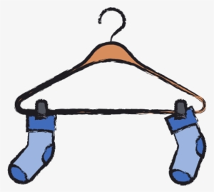 Stylish Sports Blouse On The Hanger - Vector Graphics