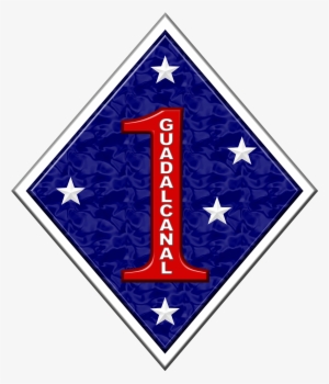 1st Mardiv 2 Insignia - 1st Marine Division