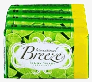 Breeze Lemon Splash Soap 4x - Breeze International Divine Sandal Fragrance Soap 4