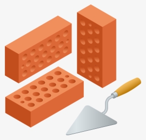 Trowel And Bricks Png Clip Art