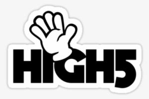 Cartoon High Five Clipart - High Five Png