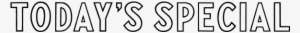 Today's Special - トゥデイ ズ スペシャル ロゴ