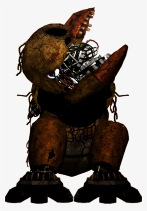 Withered Withered Withered Chica - Five Nights At Freddy's Withered Freddy Png