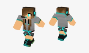 Mujer Gamer Skin Minecraft - 500x300 PNG Download - PNGkit