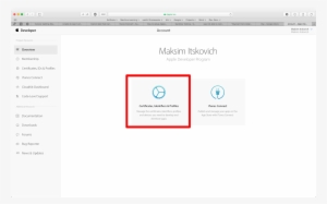 Go To The Identifier Section And Choose App Id - Safari Pdf Viewer
