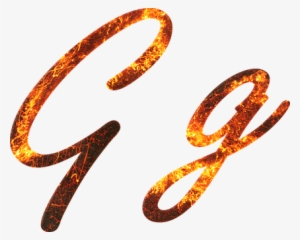 Letter, G, Fire, Embers, Lava, Font - Letra G Em Png Fog