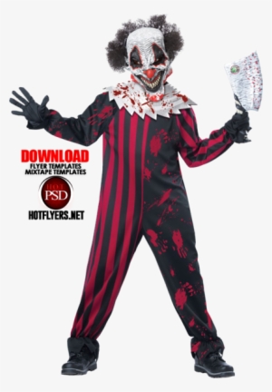 Killer Clown - Boys Killer Clown Costume