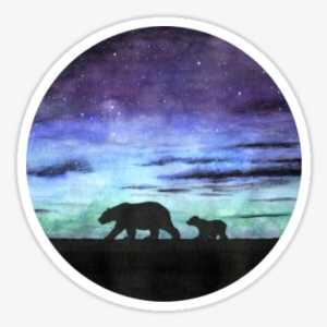 Animal, Animals, And Aurora Borealis Image - Aurora Borealis Sticker