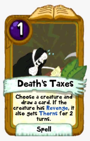 Death's Taxes - Cartoon