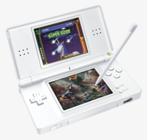 <cite>lumines</cite> Maker Brings <cite>peggle</cite> - White Nintendo Ds Lite Handheld Console
