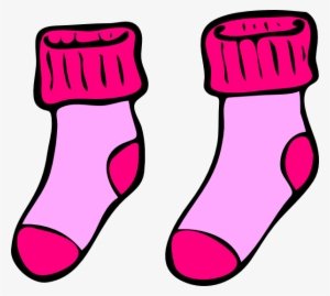 Pink Socks Clip Art At Clker - Socks Clipart