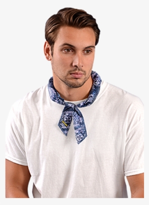 Miracool Neck Cooling Bandana Cowboy Blue Occunomix - Occunomix Miracool Bandanas - Miracool Bandana Cowboyblue