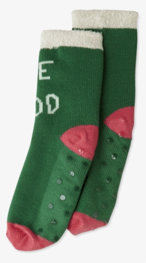 Skiing Flamingo Double Snuggle Sock - Sock