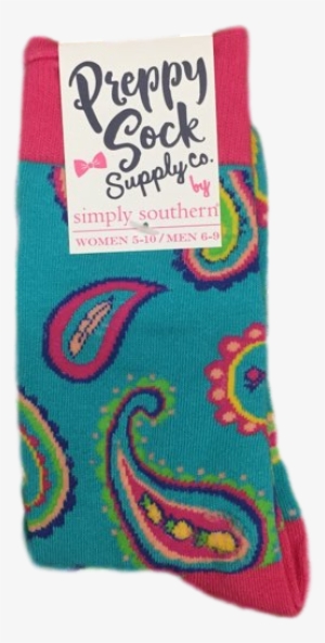 Simply Southern Paisley Socks - Sock
