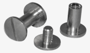 Book Binding Screws Nickel-plated 50 Pieces - Tandy Leather Screw Post 1/4" Nickel Plated Steel 10/pk