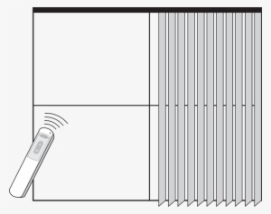 Motorized Ultimate Vertical Blinds Can Be Operated - Vertical Blinds Remote Control