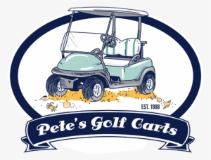 Pete's Golf Carts Logo - Golf Cart Logo