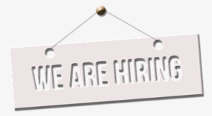 Hiring, Recruitment, Career, Human - We Are Hiring Black Background