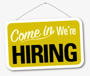 Now Hiring Sign - We Are Hiring