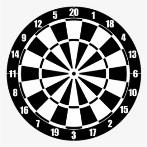 Target Darts Sport Darts Machine The Exact - Dart Board Black And White