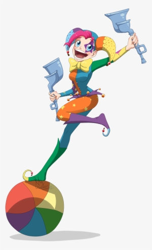 Vasination, Flugelhorn, Humanized, Jester, Juggling, - Pinkie Pie Jester