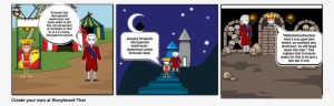 Story Board Montressor And The Jester - Cartoon