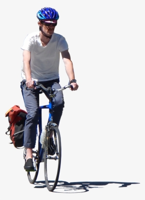 Man On Bike Png