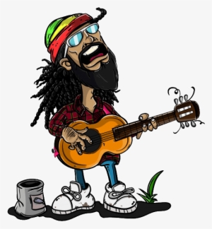 Reggae Man Vape Mascot - Reggae Cartoon