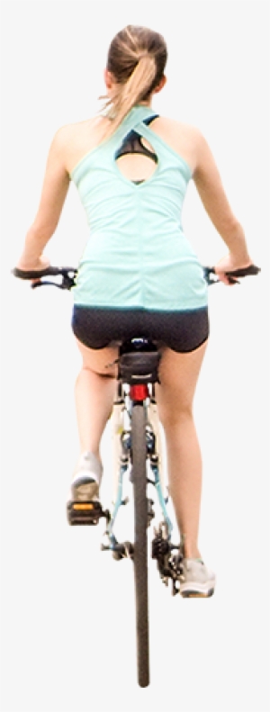 Woman Biking For Exercise - Girl
