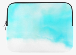 Turquoise Bright Watercolor Abstract Microsoft Surface - Rear-view Mirror