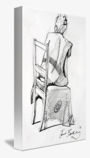Back View Seated On Chair By David Bleakley Image Transparent - David Bleakley