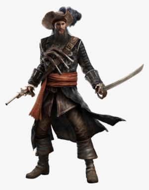 Black Flag Features "systemic Gameplay" In A "true - Assassins Creed Black Flag Blackbeard Png
