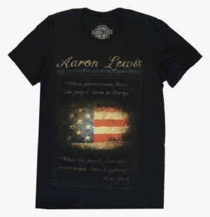 Aaron Lewis Black Flag Tee - Active Shirt