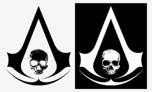 Transparent Stock Assassin S Creed Black Flag Skull - Assassins Creed 4 Logo