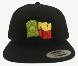 Black Flag Snapback Hat - Clothing