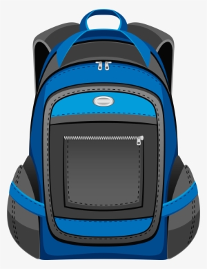 School Backpack Clipart Download - Bag Pack Vector Png
