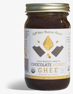 Chocolate Honey Ghee - Grass-fed Organic Chocolate Honey Ghee By Gold Nugget