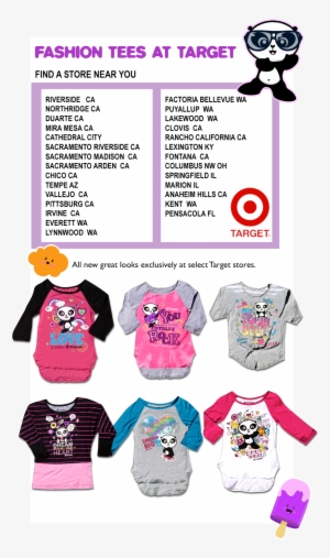 Lil'panda Target Fashion Tees - Active Shirt