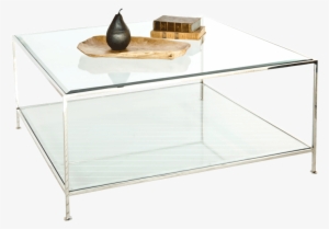 Quadro-n 2 - Worlds Away - Quadro Square Nickel Coffee Table - Quadro