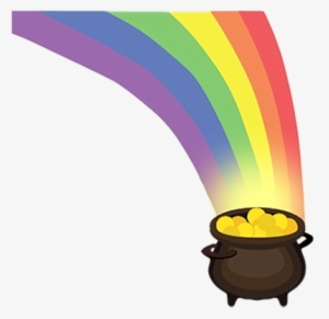 Patrick's Day Is Almost Here, And Worcester College - Rainbow Pot Of Gold Png